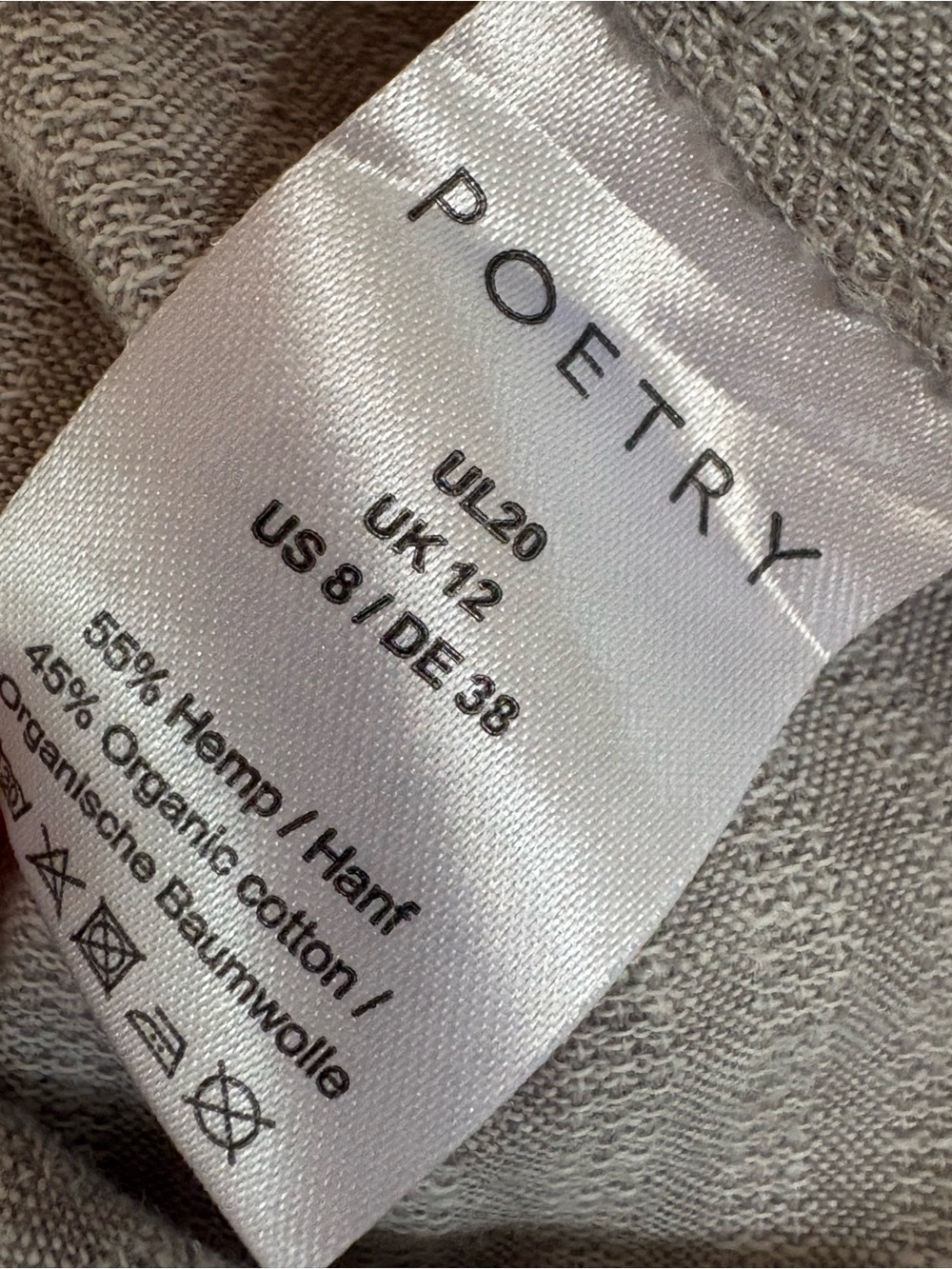 Poetry Hemp / Organic Cotton Tunic - Picture 4 of 7